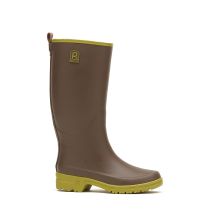 Botte caoutchouc Active Country taupe/anis T.38 - ROUCHETTE